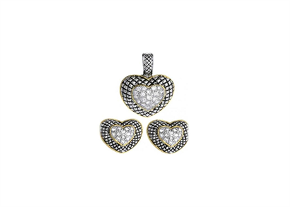 Dual Tone Plated | Fashion Pendant Sets